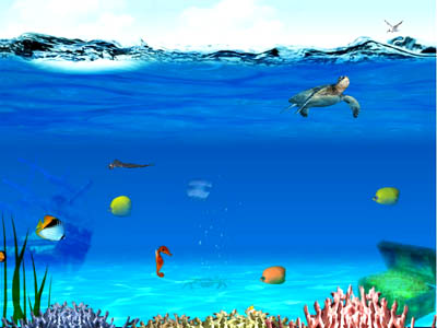 Install aquarium screensaver and reveal sea mystery, deep into the depth.