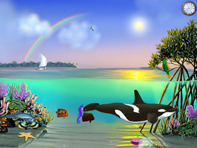 Click to view Tropical Aquaworld Screensaver 1.0 screenshot